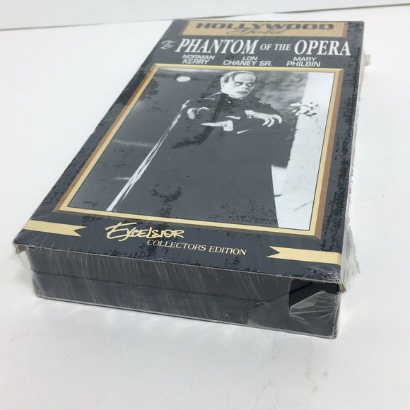 The Phantom Of The Opera VHS Hollywood Gold Eycelsior Collectors Edition Horror - Picture 9 of 12